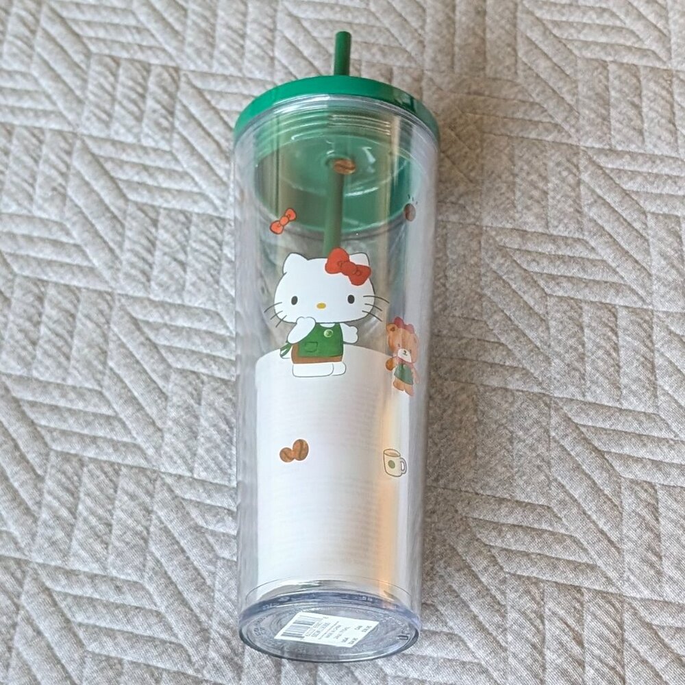 Starbucks x Hello Kitty Limited Edition 24oz Cold Cup Tumbler 2025 - Picture 5 of 5